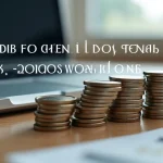 The image shows a digital interface of a daily compound interest calculator with input fields and results.